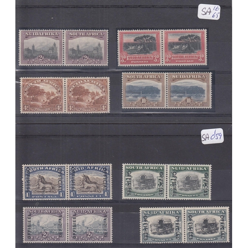 303 - Commonwealth mint New Zealand to South Africa on 198 stock cards all SG identified and priced (as of... 