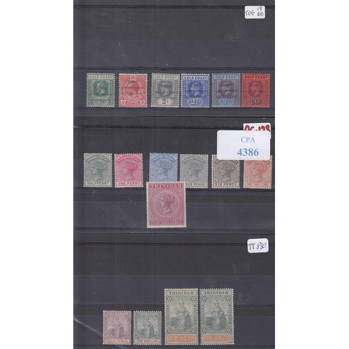 313 - Commonwealth mint Somaliland to Zanzibar on 172 stock cards all SG identified and priced (as of 2013... 