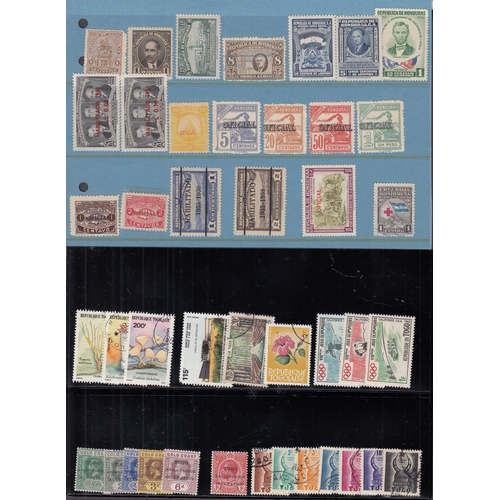 434 - A mint and used World stamp collection on stock cards, mainly early mid-20th Century, including Cent... 