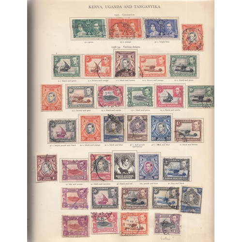 509 - 1937/52 Commonwealth collection in KGVI Crown printed album, mostly used, basic in the main but plen... 