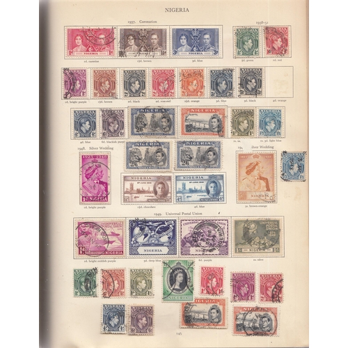 509 - 1937/52 Commonwealth collection in KGVI Crown printed album, mostly used, basic in the main but plen... 