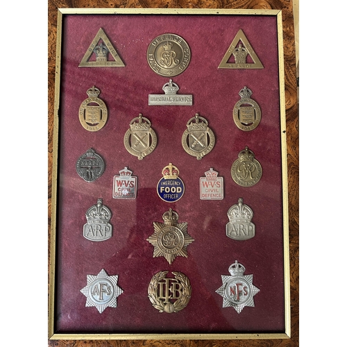 288 - A group of x65 Military Cap badges and Lapel Badges, including Royal Defence Corps, War Munition Vol... 