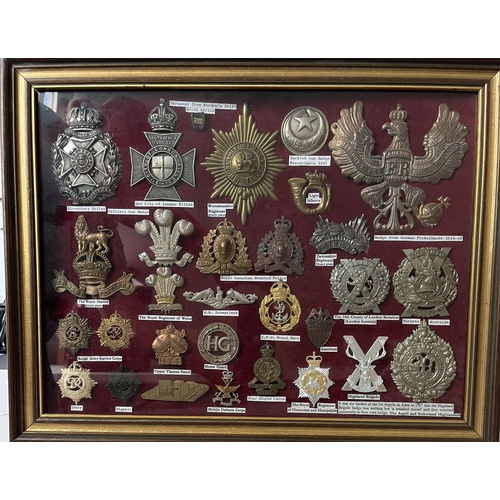 299 - A collection of x28 mainly British Military Cap Badges, including Bloomsbury Rifles, 2nd City of Lon... 