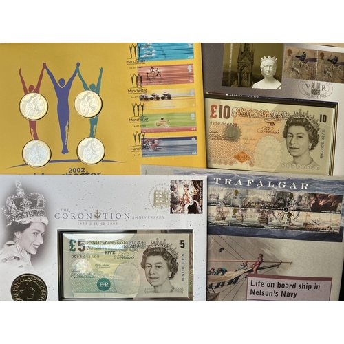 7 - A collection of RM PNC coin covers in 3 volumes, from 1994 to 2007, 2002 Manchester Commonwealth Gam... 