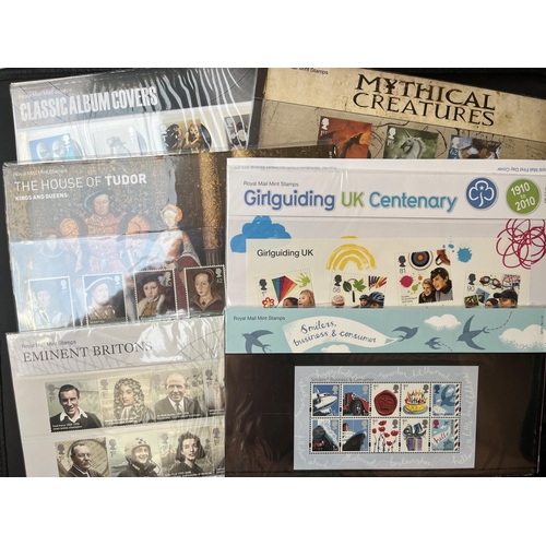 340 - A collection of GB FDCs and presentation packs housed in 11 volumes looking substantially complete c... 