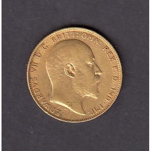 15 - UK 1907 gold full Sovereign, in good condition