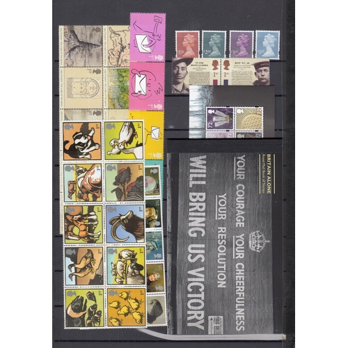 308 - A mint and used mainly mid-modern stamp collection in albums and envelopes, including Channel Island... 
