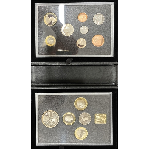 173 - A collection of x11 UK Proof Coin Year Sets, from 2013 to 2022, all boxed with CoAs