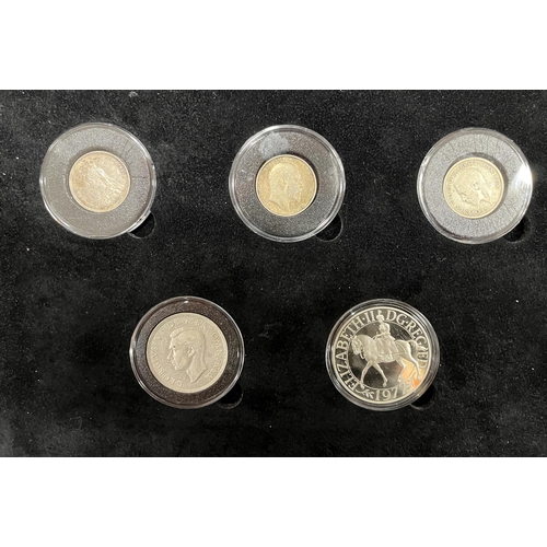 194 - United Kingdom Restoration Monarchs Silver Coin Collection, produced by H&B, comprising of a silver ... 