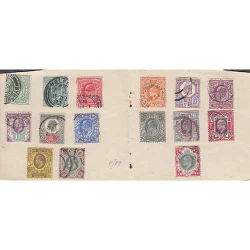 517 - A used GB stamp collection on album pages from QV to QEII, with a smattering of earlies, noted 1840 ... 