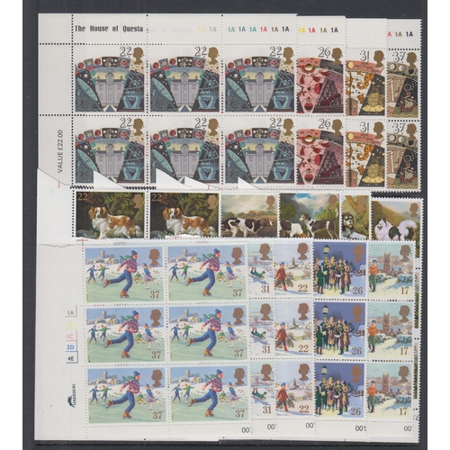 203 - Substantial MNH collection of modern GB commemorative sets chiefly in blocks of 4 or 6 for the perio... 