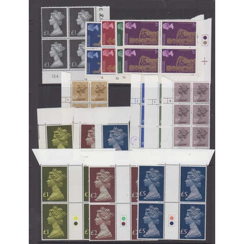 224 - A collection of GB Stamps mint and used housed in 2 hingeless Lighthouse albums with pages complete ... 