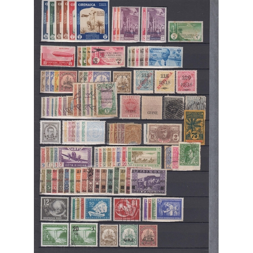 409 - A valuable mainly mint World collection of better singles and sets in a 32-page stock book, all peri... 