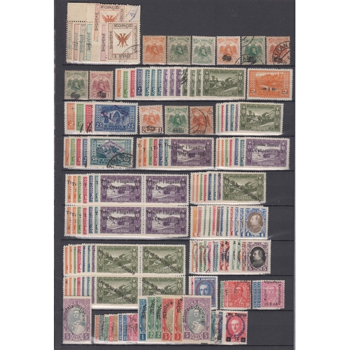 409 - A valuable mainly mint World collection of better singles and sets in a 32-page stock book, all peri... 