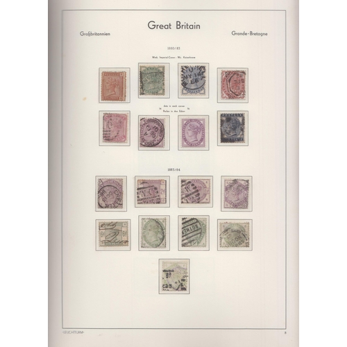 694 - A mint and used GB collection in a pre-printed Lighthouse album from QV to QEII, condition is very m... 