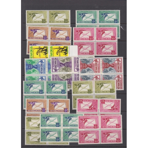 914 - A chiefly fine mint collection of Vietnam South sets and issues on 20+ stock sheets, clean throughou... 