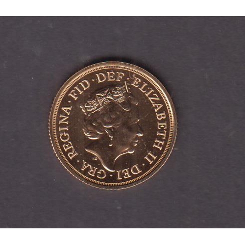 22 - UK 2017 gold full Sovereign, with 200th Anniversary Privy Mark, in good condition