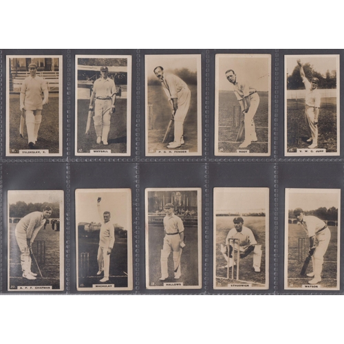 499 - A collection of 8 Cricket Cigarette Card sets, including John Player 1926 Cricketers Caricatures by ... 