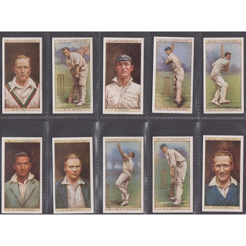 499 - A collection of 8 Cricket Cigarette Card sets, including John Player 1926 Cricketers Caricatures by ... 