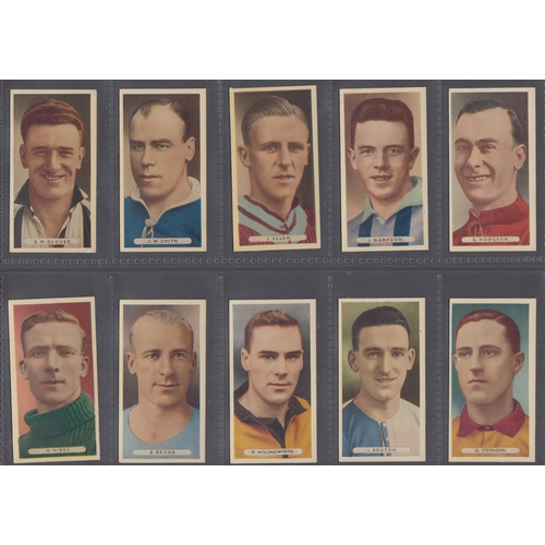 500 - A two volume Cigarette card collection of 18 sets and odds, including Sarony 1928 A Day on the Airwa... 