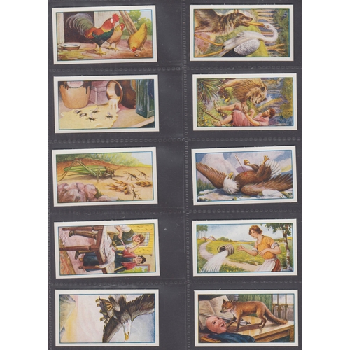 500 - A two volume Cigarette card collection of 18 sets and odds, including Sarony 1928 A Day on the Airwa... 