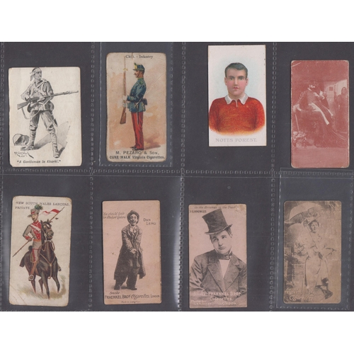 493 - An accumulation of odd Cigarette Cards in a part filled album, mainly from better issuers, including... 