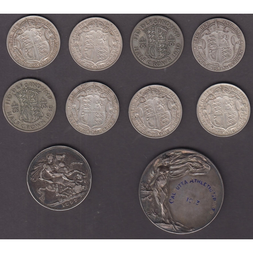 A small accumulation of UK mainly 20th Century circulated coins ...