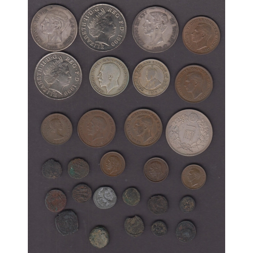 25 - A collection of mainly 20th Century World coins in mixed condition, strength in higher grade UK copp... 