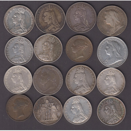 45 - A collection of World coins, mainly circulated 20th Century coins, strength in UK silver coins in po... 