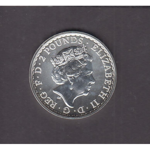 57 - A collection of x25 uncirculated 2020 UK silver Britannia’s, in Royal Mint plastic tube.