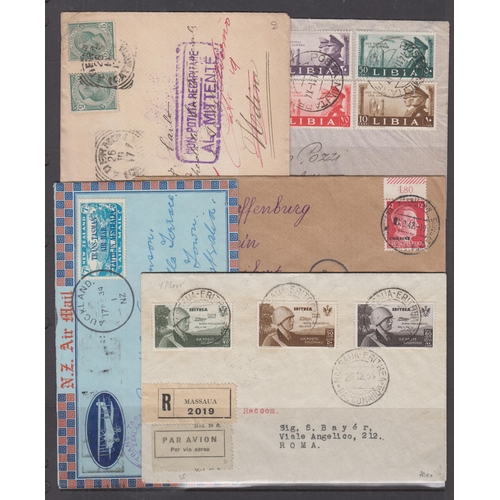 225 - An accumulation of 20th Century Commercial & FDCs, including Registered and Air Mail covers with str... 