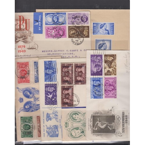 415 - A collection of GB and Empire FDCs housed in a pair of albums with noted illustrated GB 1935 Silver ... 