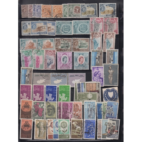 214 - A mint and used World stamp collection in multiple volumes and loose for all periods including Cypru... 