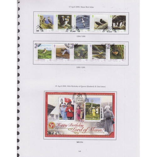 308 - A mint and used IOM stamp and FDC collection in x9 volumes, from early issues to 2015, strengh in mi... 