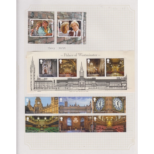 227 - A mint and used A-Z World stamp collection in 55 albums, all periods mainly part sets,strengh in GB ... 