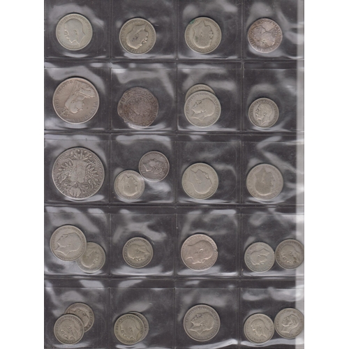 132 - A collection of UK coins, mainly 20th Circulated coins, strength in pre 1947 silver with odd better ... 