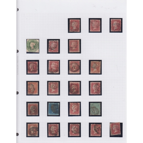 703 - An eight volume collection of English Counties, London, Scotland and Wales, postmarks, mainly QV inc... 