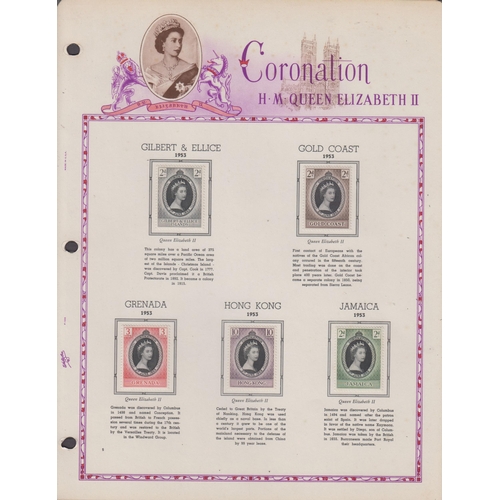 384 - A mint and used British Commonwealth Omnibus collection in x12 volumes including FDCs, noted KGVI 19... 