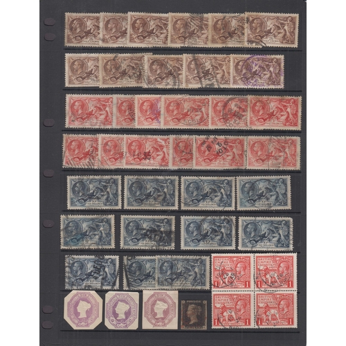 697 - A collection of mint & used Great British stamps housed in large album for all periods, strength in ... 