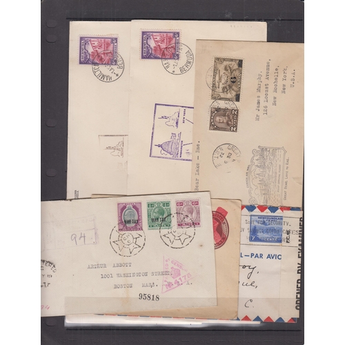 376 - A collection of British Commonwealth stamps and covers from various countries housed in packets and ... 