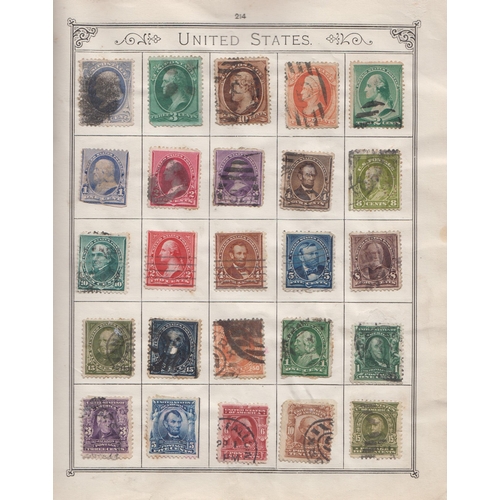 402 - A collection of mint and used world stamps in various albums and in a box file for various countries... 