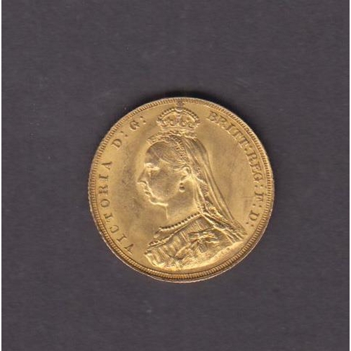 146 - UK 1887 gold full sovereign, in good condition