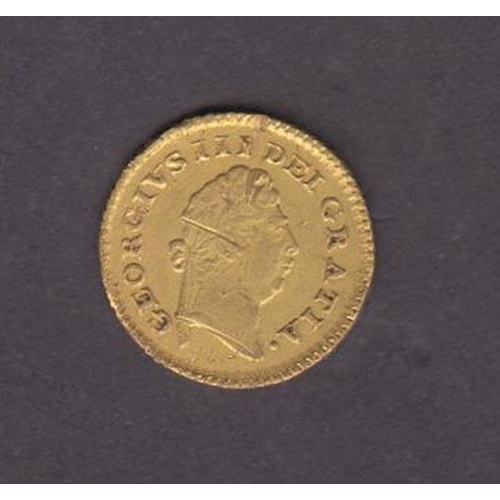 163 - UK KGIII gold Third-Guinea, in good condition