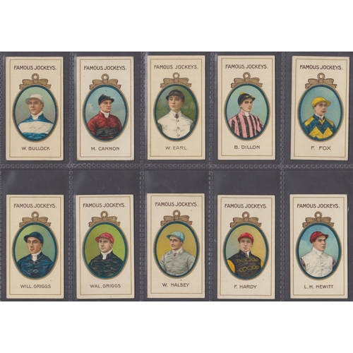 512 - 1910 Taddy, Famous Jockeys (with frame) set, in good condition