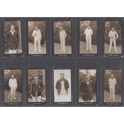 510 - 1912 Smith’s, Cricketers 2nd Series set, in good control