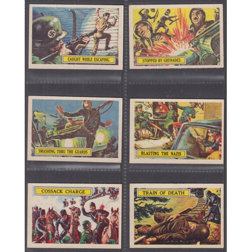 496 - A collection of x9 A&BC complete sets, including Footballers Facts 1-170, 1969 Battle cards, Civil W... 