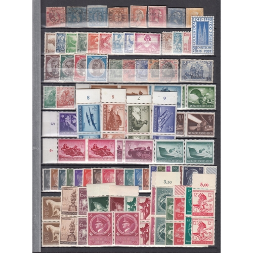 355 - A diverse German range of chiefly vintage mint and used stamps from early issues to early modern hou... 