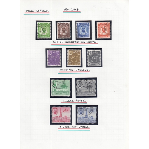 321 - A collection of Middle East stamps housed in 13 volumes for mostly individual countries mint and use... 