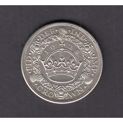 24 - UK 1928 KGV Wreath crown, EF