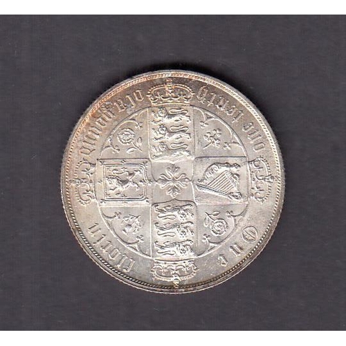 25 - UK 1873 Gothic florin, UNC